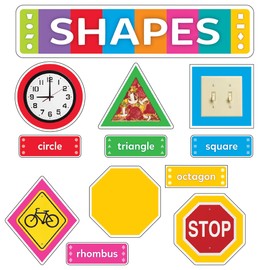 Trend Enterprises Shapes All Around Us Learning Set, by TREND enterprises, Inc., Dry Erase Learning Set, Ages 4-8