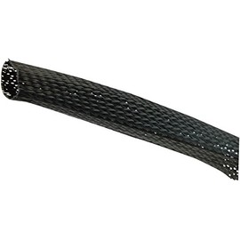 Expandable Braided Sleeving Black25M Cable Conduit and Hoses 1 Piece