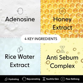Kit de mascarilla facial rejuvenecedora de hidrogel Rejuvenecedor Paquete de 3 mascarillas faciales rejuvenecedoras que rejuvenecen, hidratan, refinan y rellenan el rostro, hidratan y reducen los