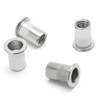 Qjaiune 20PCS 3/8"-16 Stainless Steel Threaded Insert Rivet Nut, 3/8-16UNC