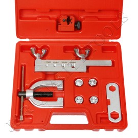 Vector Tools ISO/Bubble Flaring Tool Kit, 9 Piece | Includes Blow-Molded Case W/Mini Pipe Cutter