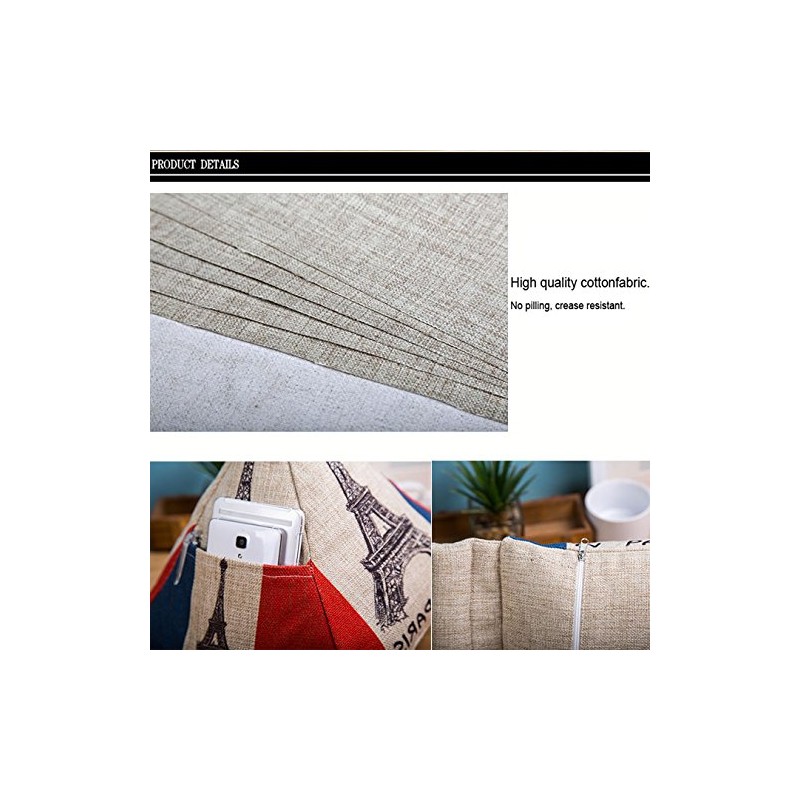 OLizee® Creative Linen Beanbag Cushion Stand for Tablets, e-Readers and