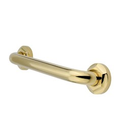 Kingston Brass DR714242 Designer Trimscape Metropolitan Decor 24-Inch Grab Bar with 1.25-Inch Outer Diameter, Polished Brass