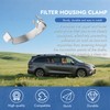 16598ET00A Air Filter Box Housing Clips 4 Pcs Silver Durable