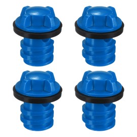 M METERXITY 4-Pack Cooler Drain Plug, Coolers Plug Replacement Accessories with Leak-Proof Design for Drain Plugs and Most Brand Coolers [Blue]