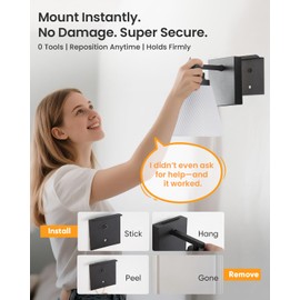 Neporal CARRYGLOW Battery Operated Wall Sconce, Peel and Stick No Drill Wall Lights Battery Operated, Rechargeable Wall Sconces for Bedroom, Living Room, Bathroom, Apartment, Renter Friendly