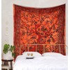 AVA Collections Orange Tapestry Tree of Life Wall Hanging Indian