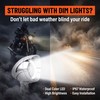 Anki HappiGo 4.5 Inch 2 Pcs Chrome LED Motorcycle Fog
