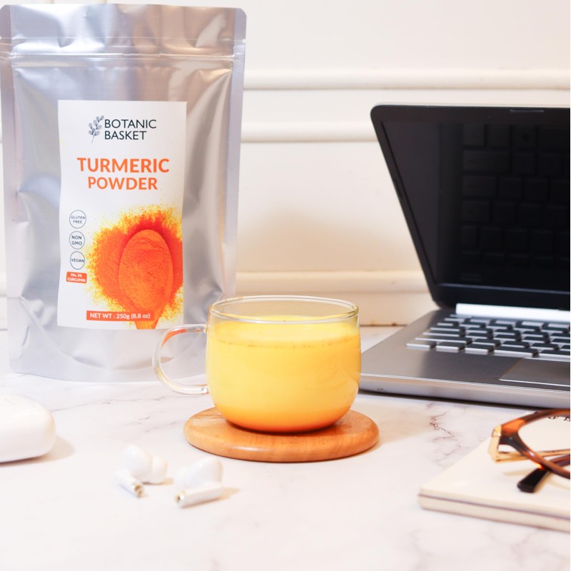 Botanic Basket Turmeric Powder 250 grams, Min 5% Curcumin Content,