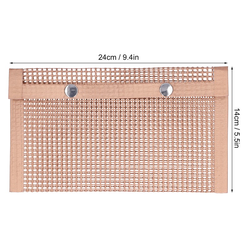 2PCS BBQ Grill Mesh Bag High Temperature Resistant Barbecue Bag