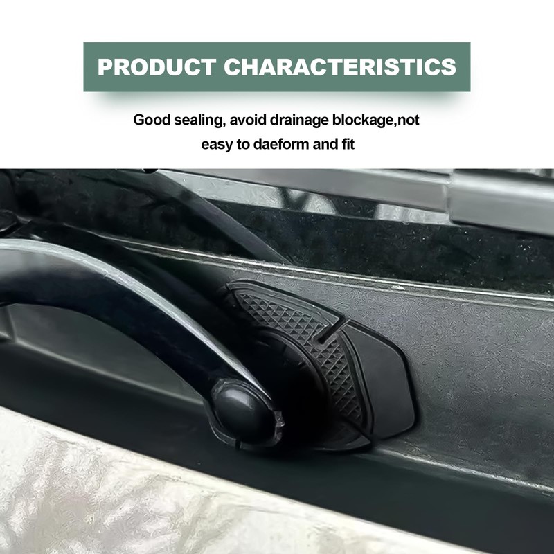 ZOKYUYS 2PCS Silicone Windshield Wiper Arm Hole Protector Cover,Front Wiper