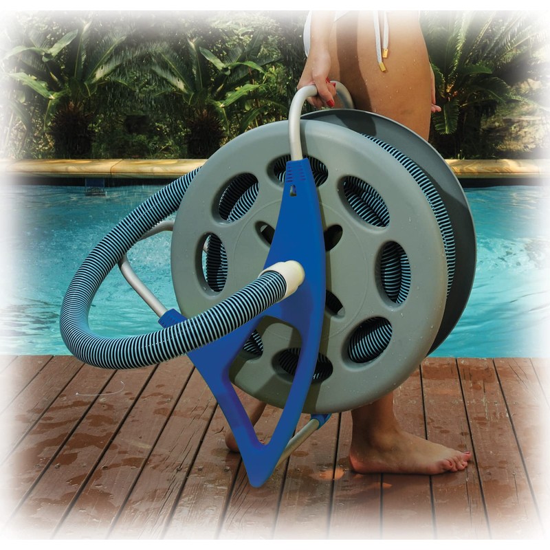 Kokido GEOS Portable Swimming Pool Vacuum Hose Storage Reel