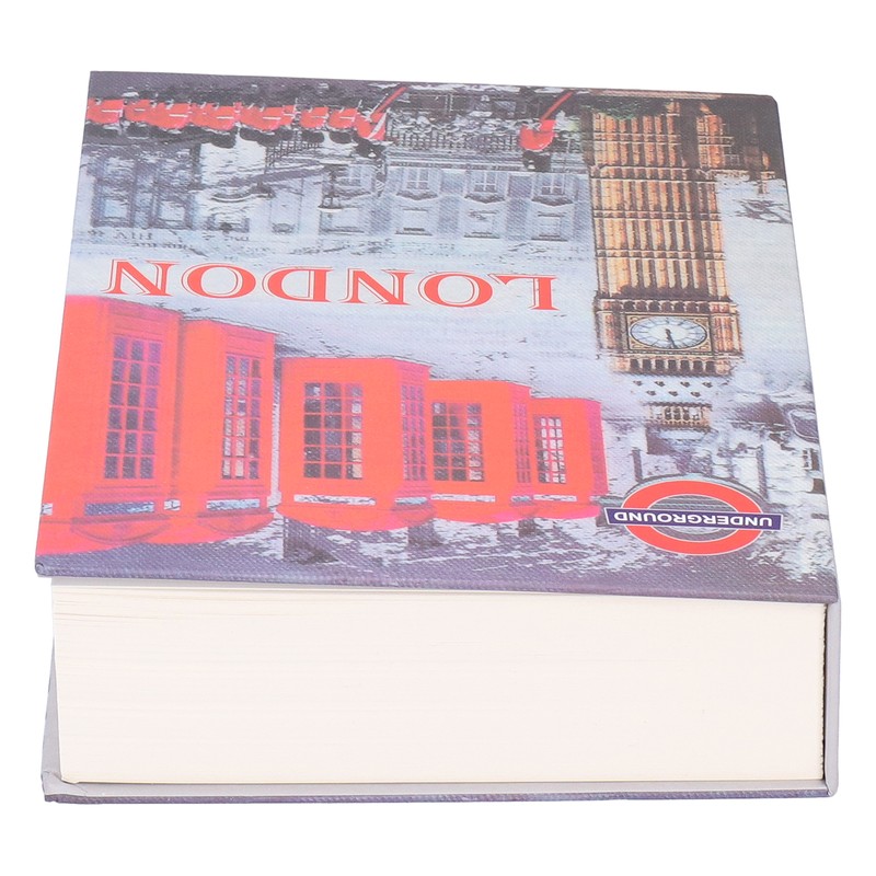 Simulation Book Security Locking Box Cash Coin Money Storage Safe