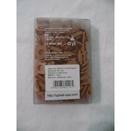 Upixel 80pcs Upixel Pixel Chips Size 14mm Large (Light Coffee)