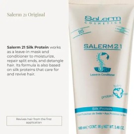 Tratamiento Acondicionador Para Cabello Procesado Maltratado Salerm 21 Mascarilla 100 Ml