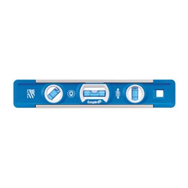 Empire Level EM81.9G 9 Inch Magnetic Torpedo Level w/Overhead Viewing Slot (Made in USA), Silver/White/Blue