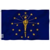 Anley Fly Breeze 3x5 Foot Indiana State Flag - Vivid