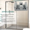 generic 4pcs Sliding Glass Shower Door Side Anti-Collision Block,for 5/16""(8mm)