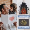 OXYEFEI Pocket Hug Token Gifts for Step Dad Fathers Day