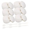 PACKOVE 6pcs Refillable Travel Cream Containers with Spoon Leak Cosmetic