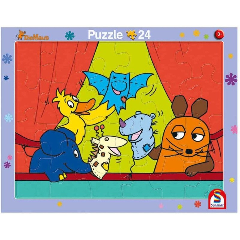 Schmidt Spiele Set of 2 Frame Puzzle The Mouse 16