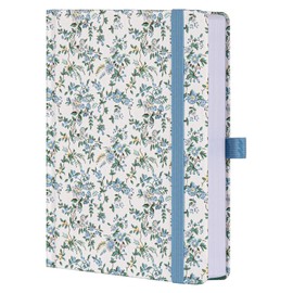 TIEFOSSI Lined Journal Notebook for Women, A5 Dotted Grid Notebook for Writing, 190 Numbered Pages Thick Paper, Travel Daily Journal, for Work Home School, Note Taking, Business, 8.4 X 5.8 In