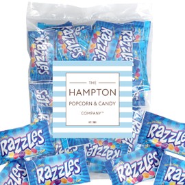 Razzles Candy Gum, 60 Pack, 2 Gum Pieces Per Pack Of Candy Then It's Gum, Fruit Gum Flavors