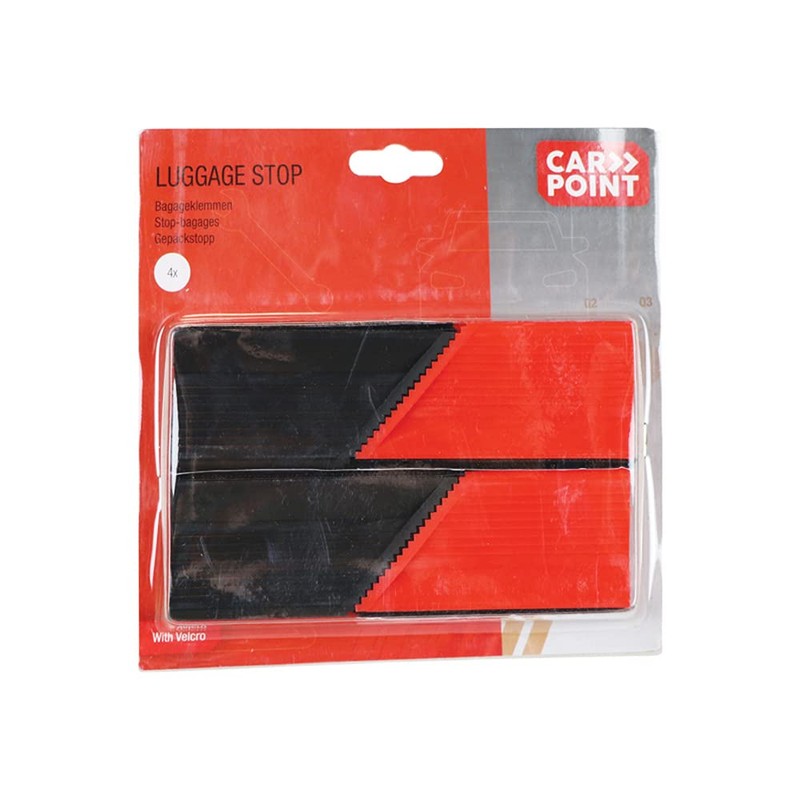 Carpoint CPT0910044 910044 Gepäck Stop 4 Stück, Black