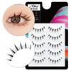 Musegetes False Eyelashes, 4D False Eyelashes, Natural False Eyelashes, Ultra