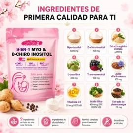 GWYNNE 401 Myo Y D Chiro Inositol Inositol En Polvo 250g                                                                                              