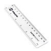 6 Inch / 15cm Ruler - Shatter Resistant - Single