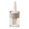 Sauce and Oil Bottle with Silicone Brush for Cooking BBQ