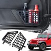 Z8 Stainless Steel Metal Front Door Storage Pockets, Door Side
