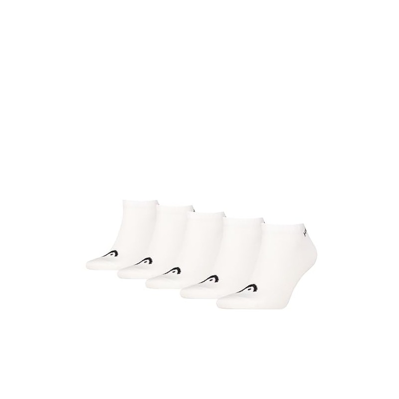 HEAD Unisex All Sports Trainers (Pack of 5), White