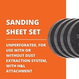 Fein 63717227010 FMM-Accy Mixed Assorted Sanding Sheet Set, Multi-Colour, 4 Each 60/80/120/180