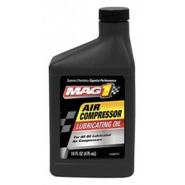 Mag 1, MG06AC16, Air Compressor Oil, Amber, 16 oz.