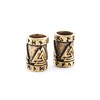 WINDALF Vikings Hair & Beard Pearl Valknut 15 mm Wotans