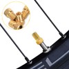 SUJEBKC French Valve Adaptor, 6 Pieces Bicycle Valve Adapter for
