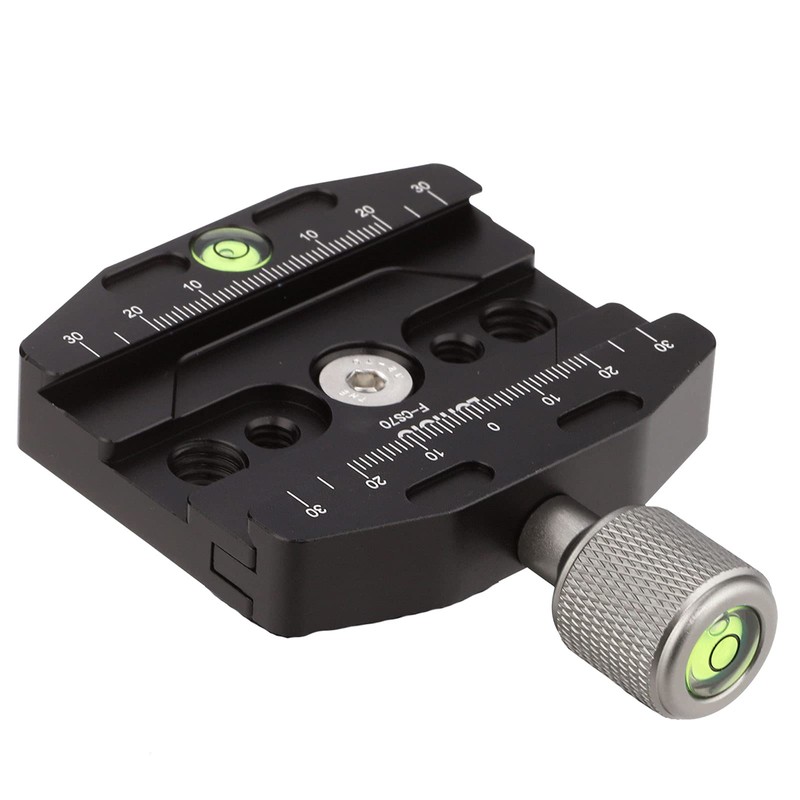 70mm クイックリリースクランプ Arca Swissスタイルプレート 三脚ボールヘッドユニバーサルクイックチェンジシート 一脚ヘッド三脚クイックリリースプレート