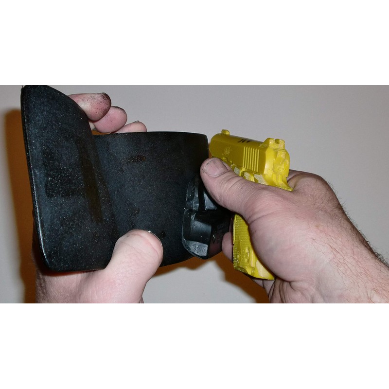 Wallet Holster for Full Concealment - Kimber Micro 380 (Black,