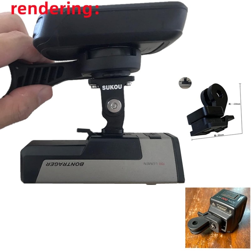 Bike Light Adapter Mount Compatible with T rek Bontrager Headlights,