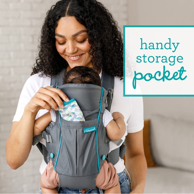 Infantino Swift Classic Carrier with Pocket, 2-Ways to Carry Carrier
