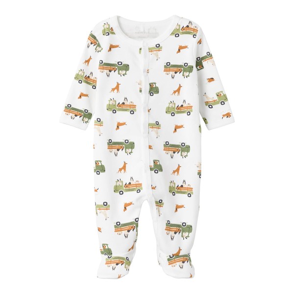 Vero Moda Curve Baby Boys Nbmnightsuit W/F Dog Noos, bright