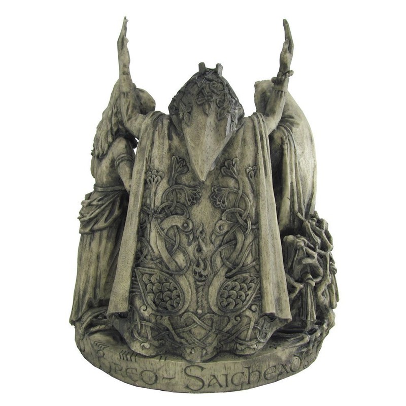 Dryad Design Celtic Goddess Brigid Brigit Statue Stone Finish