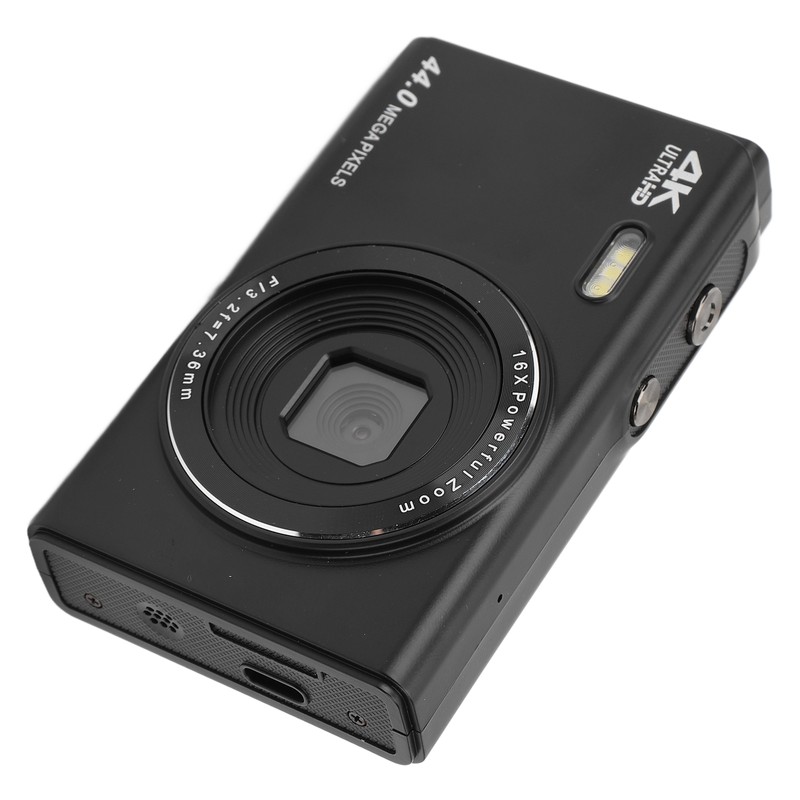 4K Digital Camera for Teens Kids 44MP 16X Digital Zoom