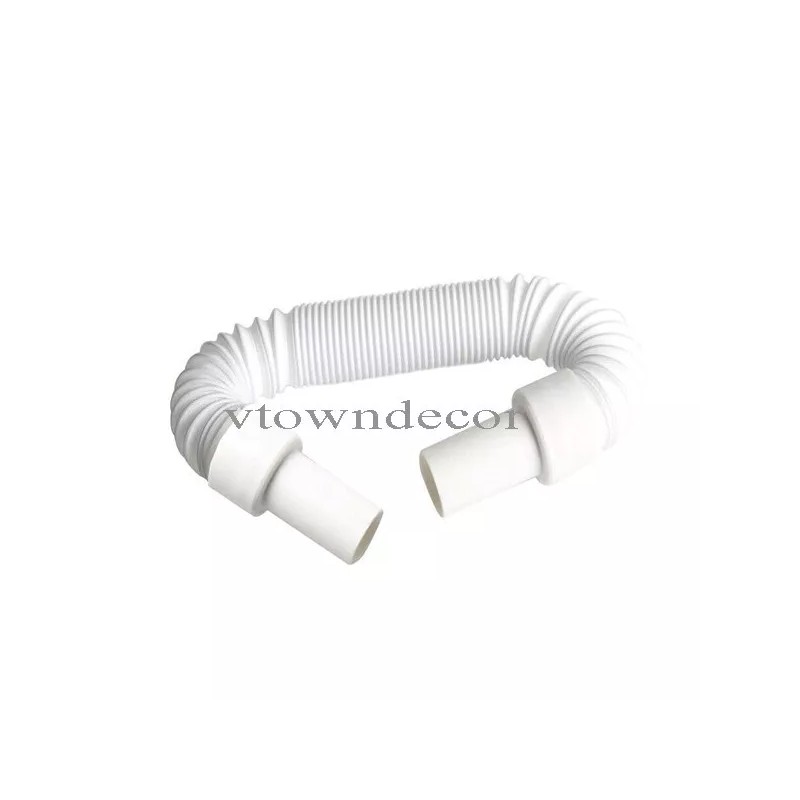 VTD Flexible Drain Pipe 1-1/2" for P-Trap Pedicure Massage Spa