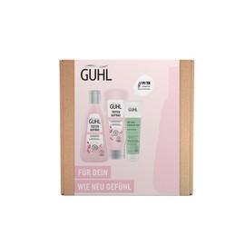 Guhl Repair Value Set – Contents: Shampoo, Conditioner & Treatment – 550 ml – Hair Type: Damaged, Stressed