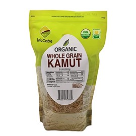 McCabe Organic Kamut - Kamut Grain Khorasan Wheat Berries | USDA and CCOF Certified | 2 lbs