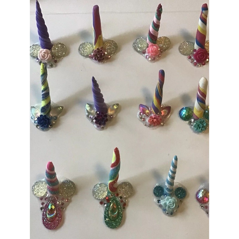 Handmade 20 Face Painting Unicorn Bling: Multi, Red, Blue, Pink