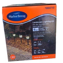 Harbor Breeze 15-Lumen Black Solar LED Outdoor Path Light Kit (3500 K)